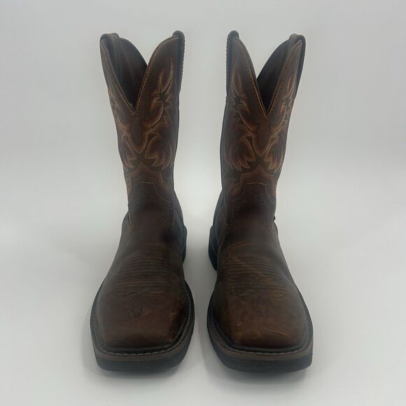 Justin Boots Brown Leather Western Work Boots main image 16